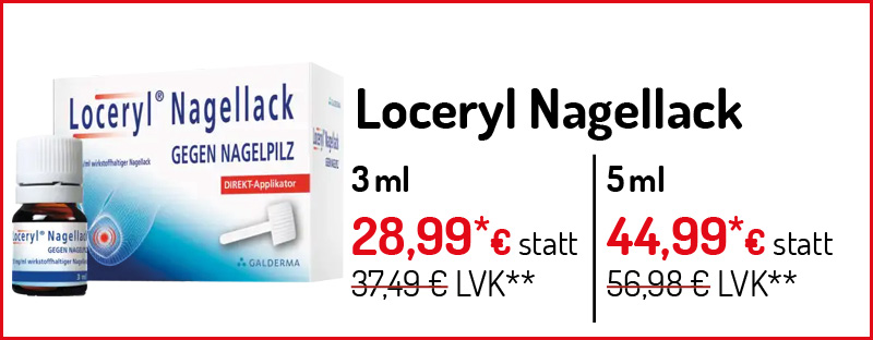 Angebot Loceryl Nagellack